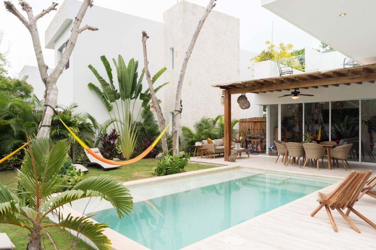 Chic & Mexican Villa, A True Oasis Pool, Security Tulum Exterior foto